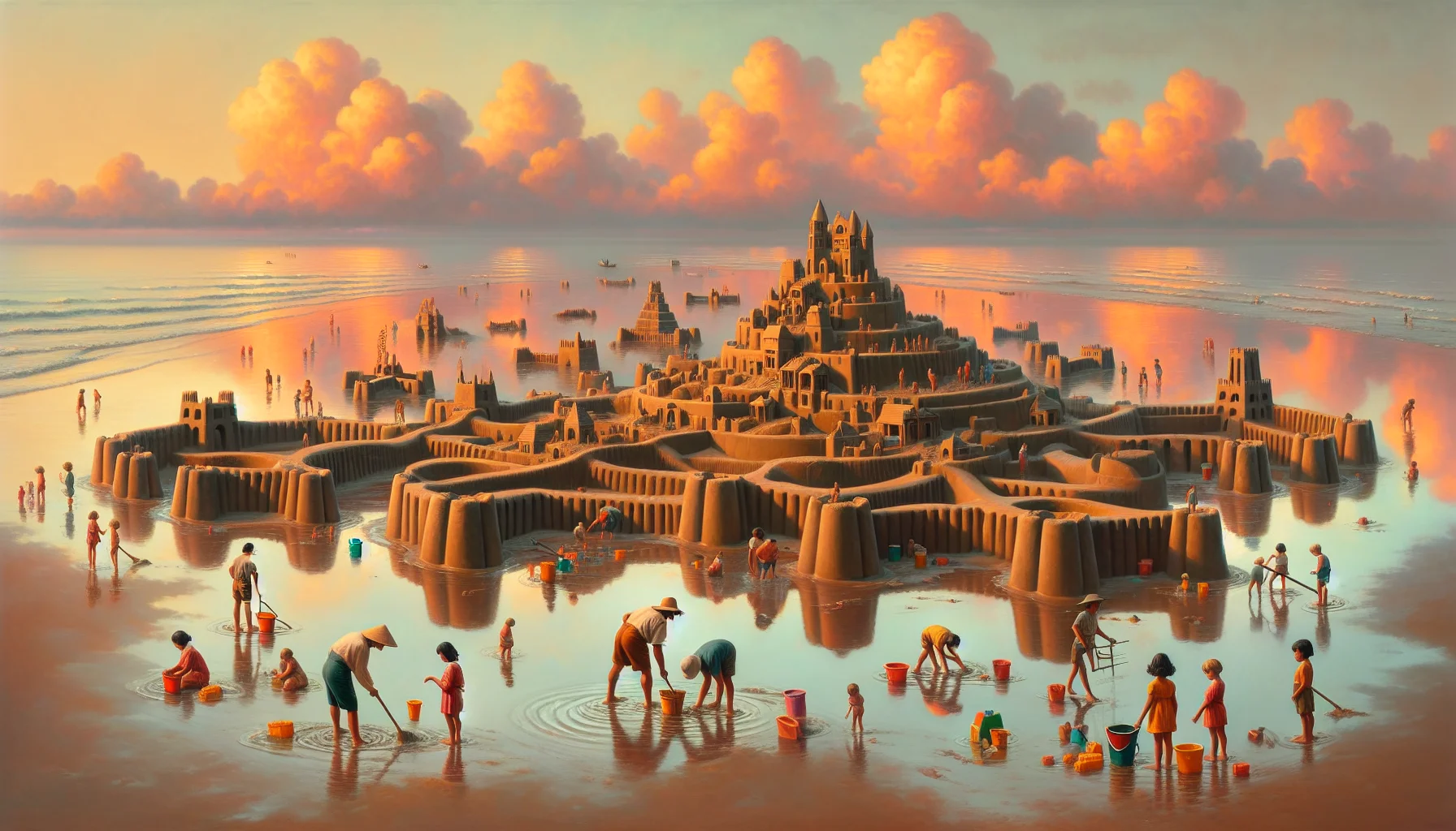 Hero image for Creativity and craft - building sand castles