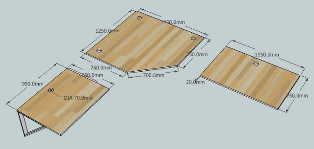 Design Study for Study table